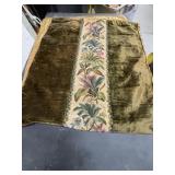 Beaded Floral Needlepoint Tapestry table runner 54