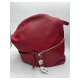 Dooney & Bourke Red Pebble Leather Tote