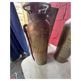 Foamite Foam Fire Extinguisher Brass Cylinder