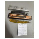 Boxed German Solingen Straight Razors