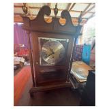 Howard Miller Wooden Mantel Clock with Key