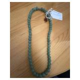 18-Inch Jade Bead Necklace