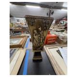 Carved Asian-Inspired Rectangular Vase