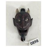 Cast Iron Devil Face Wall Mount Bottle Opener