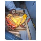 Emergency Tow Rope and Vintage Hand Tools Lot