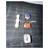 Sterling Silver Rings with Stones
