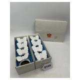 8 Bone China Butterfly Napkin Rings