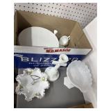 Milk Glass Serving and Tableware Lot