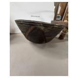 Carved African Wooden Bowl