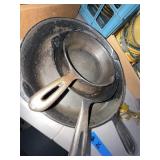 3 Taiwan Cast Iron Skillets 6.5, 8, 10.5 Inch