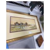 Watercolor Landscape with Windmill, 18901910