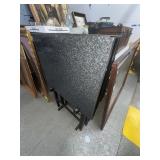 4 Black Folding Utility Tables