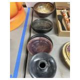 6 Piece Assorted Handcrafted Ceramic Pottery Lot