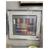 Yaacov Agam "Flags of All Nations" Signed Serigr
