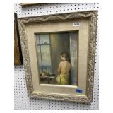 Oil Painting of Woman by Window, 20x24"