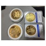 Layered 24k Gold Replica US Coins