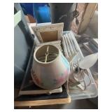 Decorative Photo Frames and Table Lamp