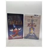 Fantasia and Gay Purr-ee Animated VHS Tapes