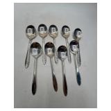 8 Heirloom Sterling Lasting Spring Spoons