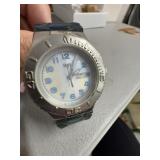 TechnoMarine Quartz Watch MOP Face Blue Silicone