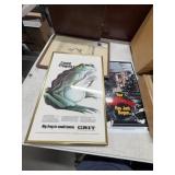 3 Assorted Framed Posters and Art