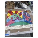 Peter Max 1989 Covenant House Benefit Poster, 27x3