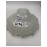 8" Diameter Clambroth Glass Lamp Shade