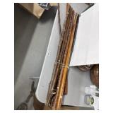 Wooden Walking Sticks Lot
