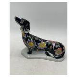 Marion Viider Made in France 8" Ceramic Dachshund