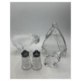 Crystal Animal Figurines & Salt Shakers Group