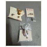 10K, 14K Gold and .925 Silver Pins and Charms