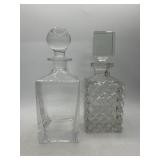 Tiffany & Co. and Cut Glass Decanters, 10"