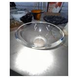Vera Wang Clear Glass Bowl, 8 Inch Diameter