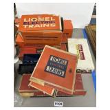 Large Lionel Electric Train Lot with Cars and