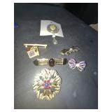 Costume Jewelry Brooches and Pins Lot