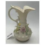 Belleek Ireland 8" Porcelain Aberdeen Pitcher