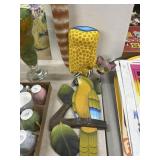 2 Piece Oaxacan Woodcarving Lot, Efrain Fue