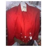 1940s "Ike" Cut Red Wait Staff Jacket
