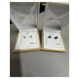 Gold N Ice 14K Gold Earrings with Swarovski Crysta
