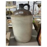 5-Gallon Stoneware Jug, 20 Inches Tall