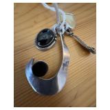 Sterling Silver Pendant Lot, 4 Pieces