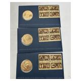 3 American Revolution Bicentennial Medal Covers