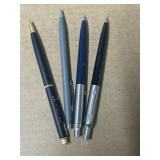 4 Mechanical Pencils Parker & Cross