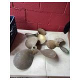 Bronze Boat Propellers, Various Sizes