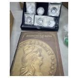 Silver Plate Medals Coins & Historic Replicas Set