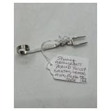 Sterling Arts & Crafts Twist Cocktail Fork