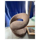 Modern Circular Upholstered Accent Chair