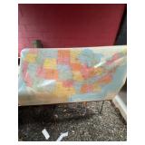 Champion Map of the U.S. Wall Map