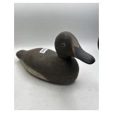 12" Hand-Painted Wooden Duck Decoy