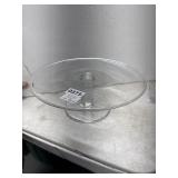 Tiffany & Co. "Mesa" Glass Cake Stand